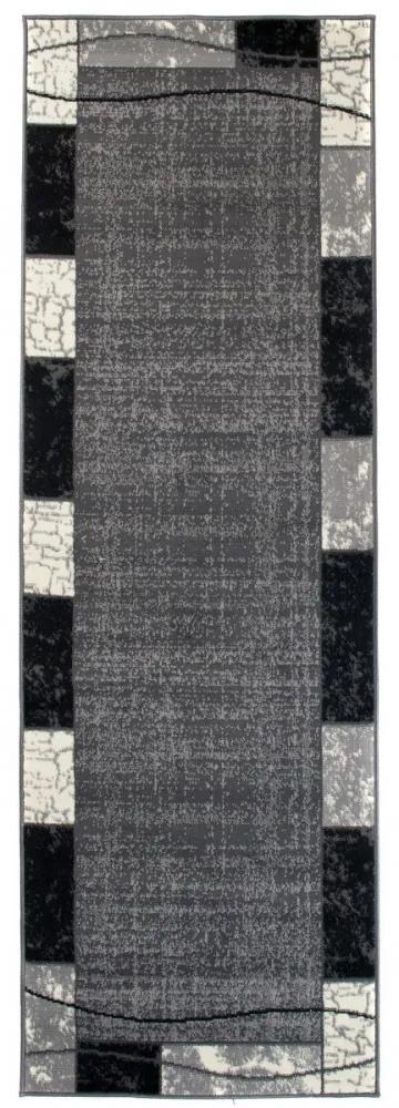 Kusový koberec PP Jimas šedý atyp, Velikosti 70x250cm