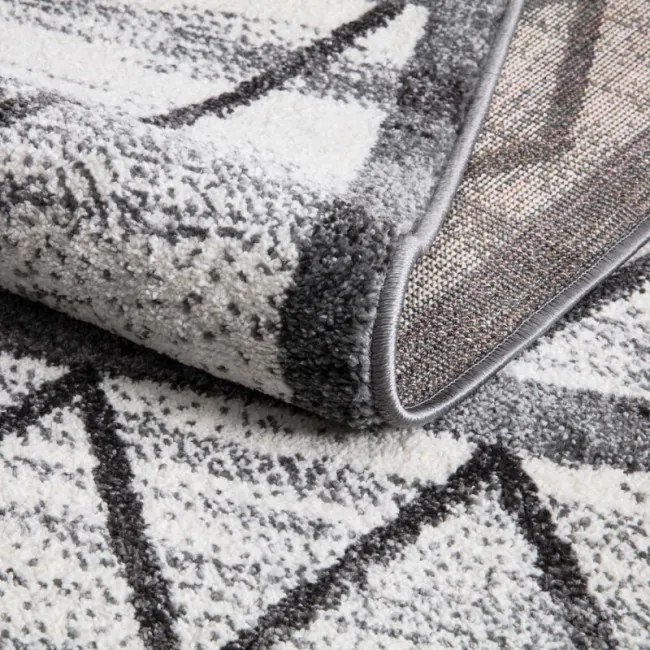 Koberec Young 954 sivý kruh