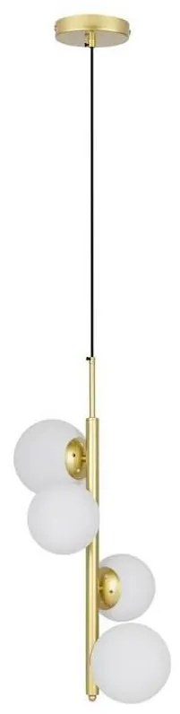 Luster na lanku CORDEL 4xG9/20W/230V zlatá