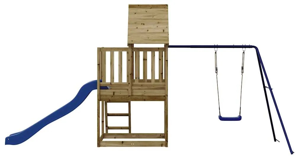 Vonkajšia súprava na hranie impregnovaná borovica