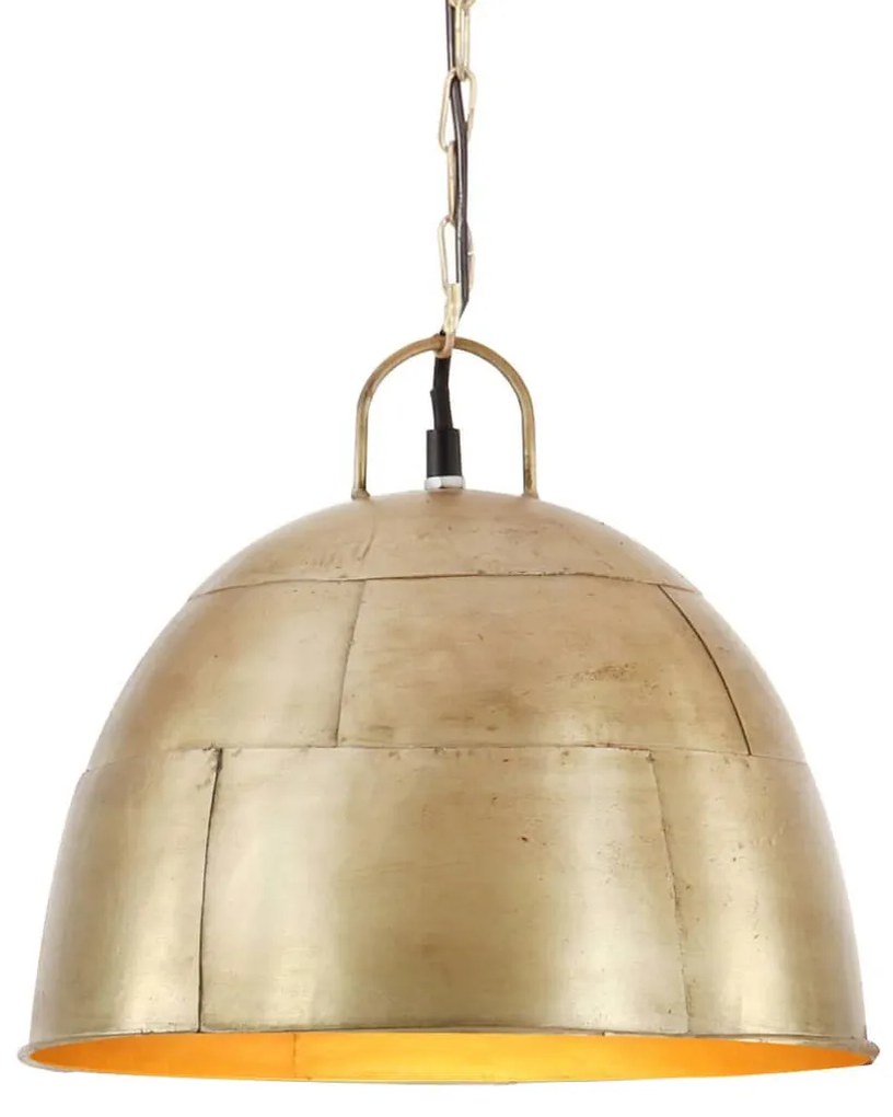 vidaXL Industriálna vintage závesná lampa 25 W, mosadzná 31 cm E27