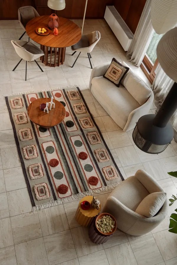 Dutchbone Boho Stone čalúnená sedačka - Tmavosivá