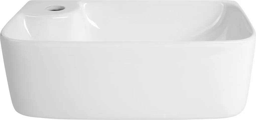 Aqualine Aqualine, BELLE keramické umývadlo 36x22cm, biela, NP365