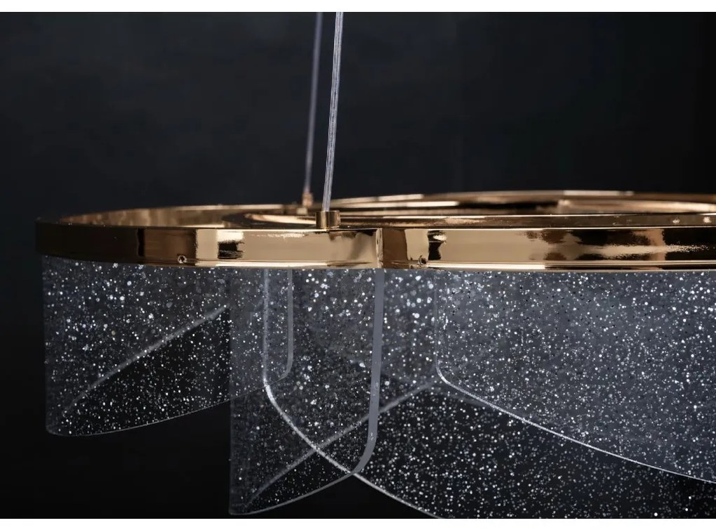 Toolight Toolight, stropné svietidlo 50cm, 57W, 4000K, 4000lm, LED G138-CP, zlatá, OSW-02622