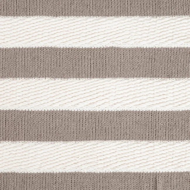 Deka RUDENS pruhovaná hnedá / krémová 752421