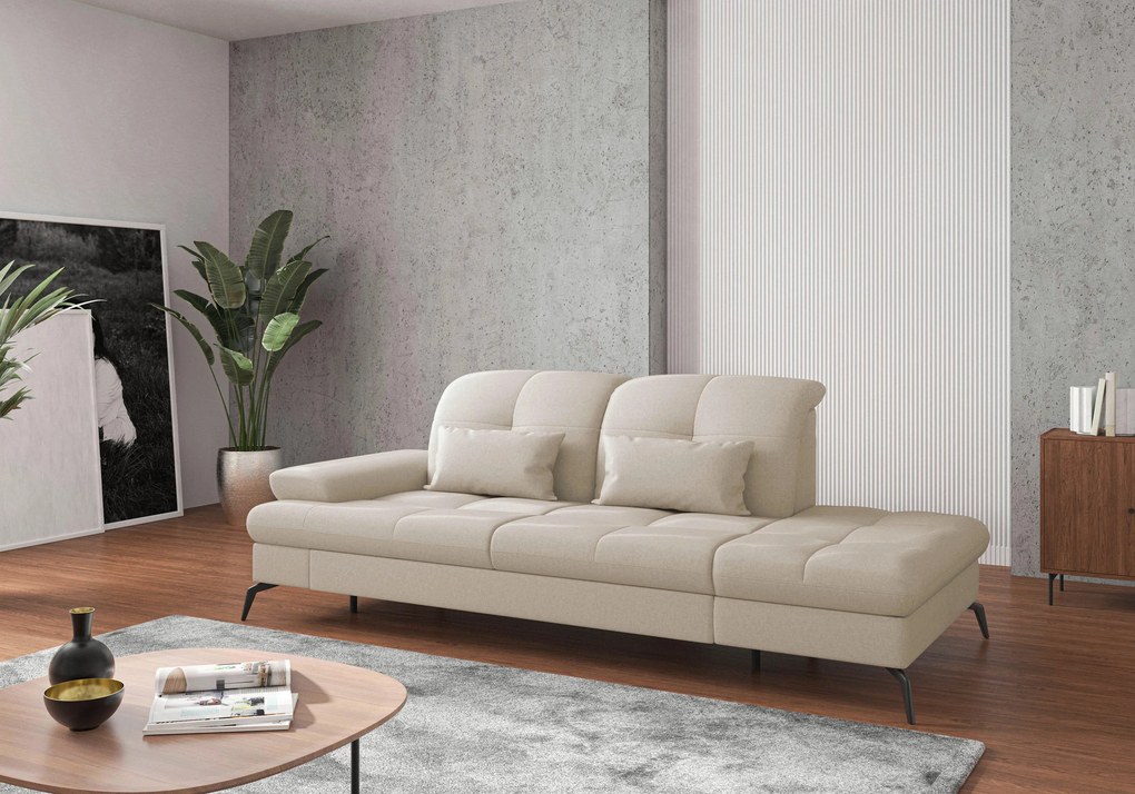 XXXLutz LEŇOŠKA, textil, krémová Sit & More - Online Only obývacie izby - 000144009681
