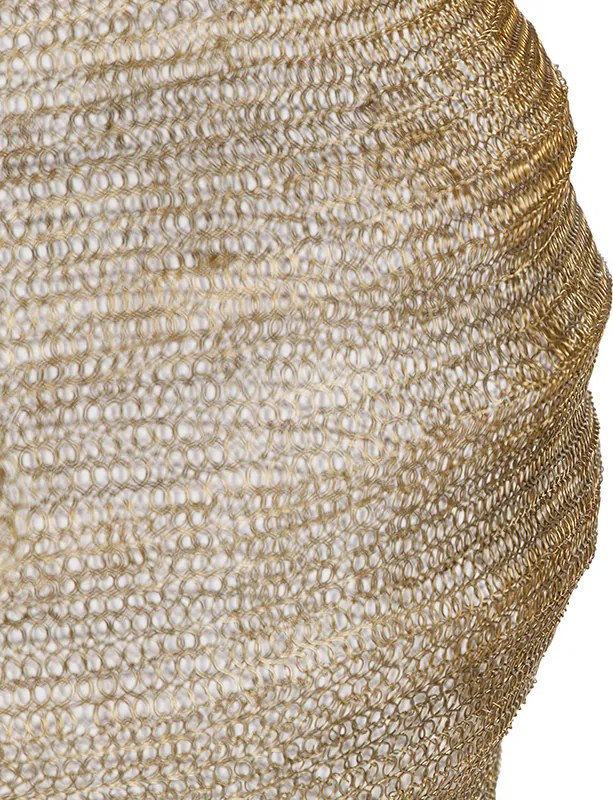 Orientálne závesné svietidlo zlaté 70 cm - Nidum