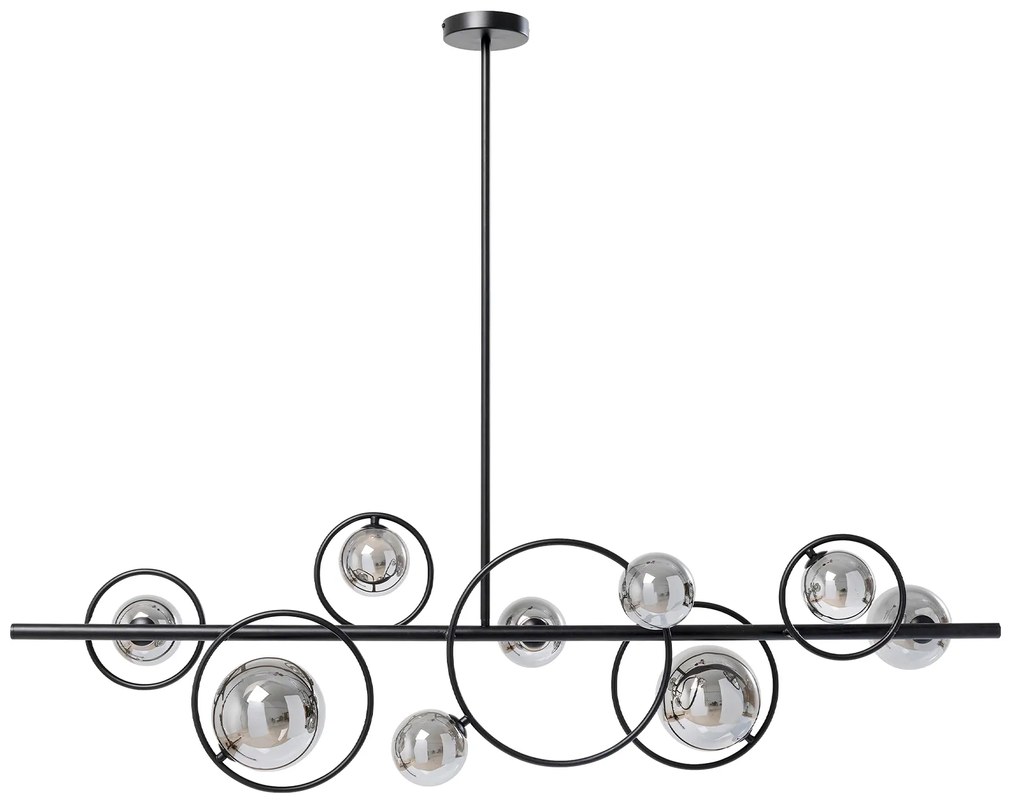 Universe visiaca lampa čierna