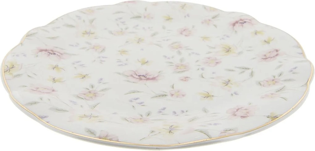Jedálenský tanier Tea Wild Flower - Ø 26 * 2 cm