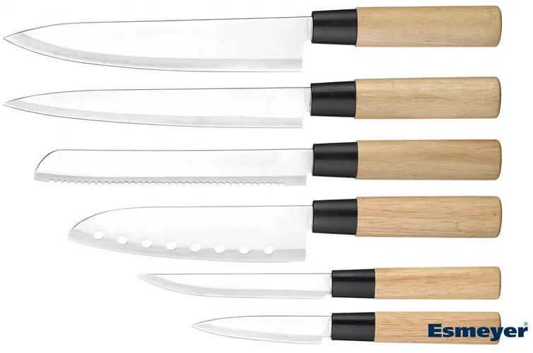 Esmeyer Súprava nožov s drevenou rukoväťou, 6-dielna  (100343393)