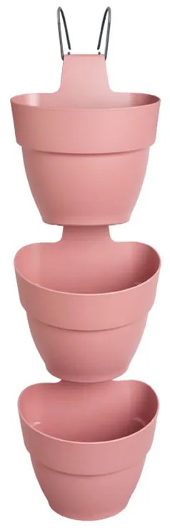 Elho Kvetináč Vibia Campana Vertical Forest set 3 - dusty pink