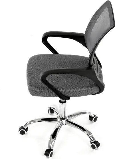 Detská otočná stolička sivá KA-L103 GREY