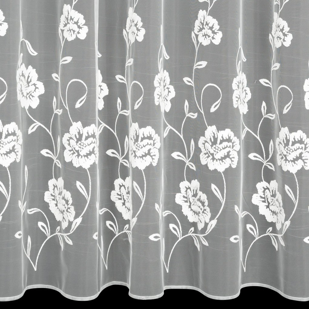 ZÁCLONA NA KRÚŽKOCH NATALI 350X250 CM KVETY