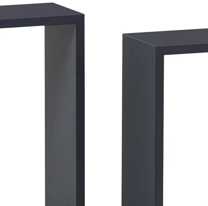 Autronic BONTEC Polička, mdf, čierna, P-008 BK Farba: Hnedá