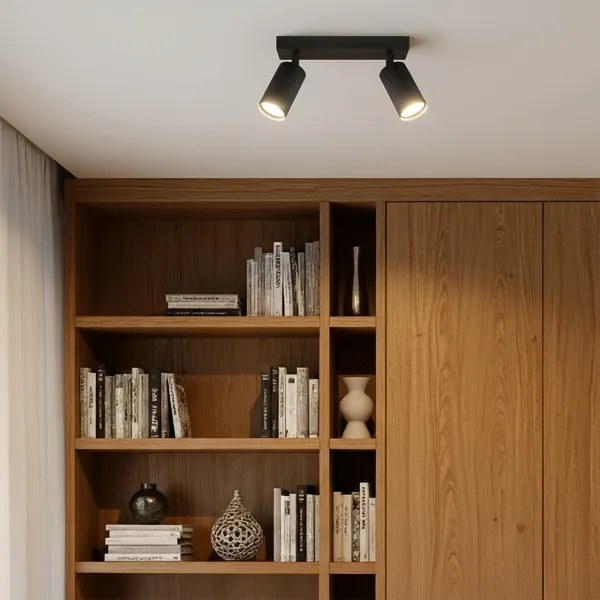 Brilagi - LED RGBW stlmiteľné bodové svietidlo SELE MODERN 2xGU10/6,5W/230V Wi-Fi čierne