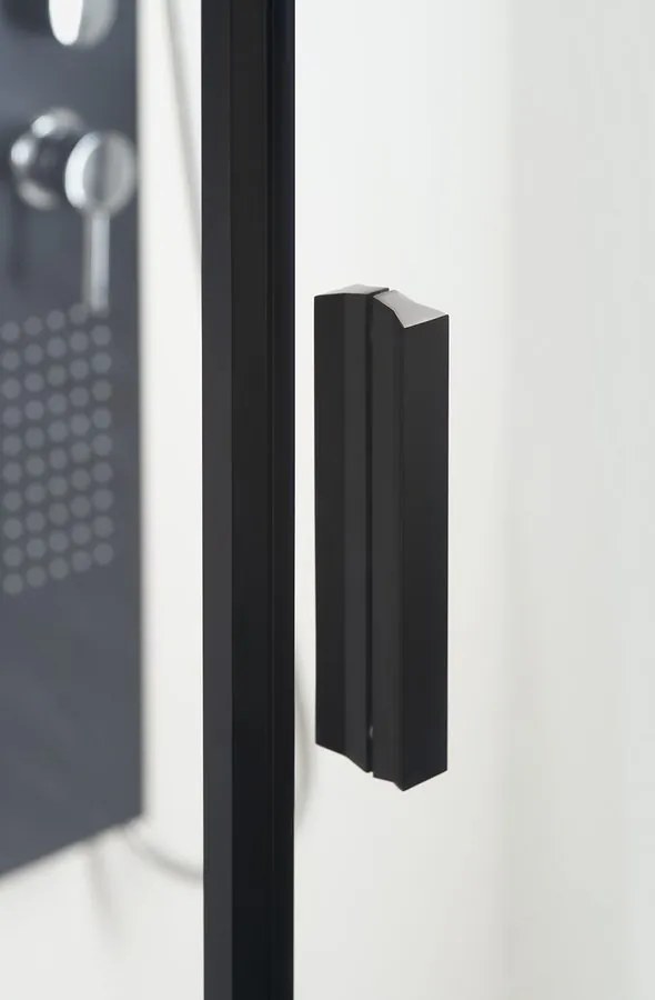 Polysan Polysan, ZOOM LINE BLACK sprchové dvere 1200mm, číre sklo, ZL1312B