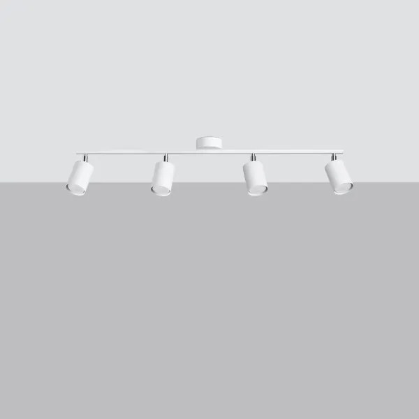 Sollux SL.1227 - Bodové svietidlo LEMMI 4xGU10/10W/230V biela