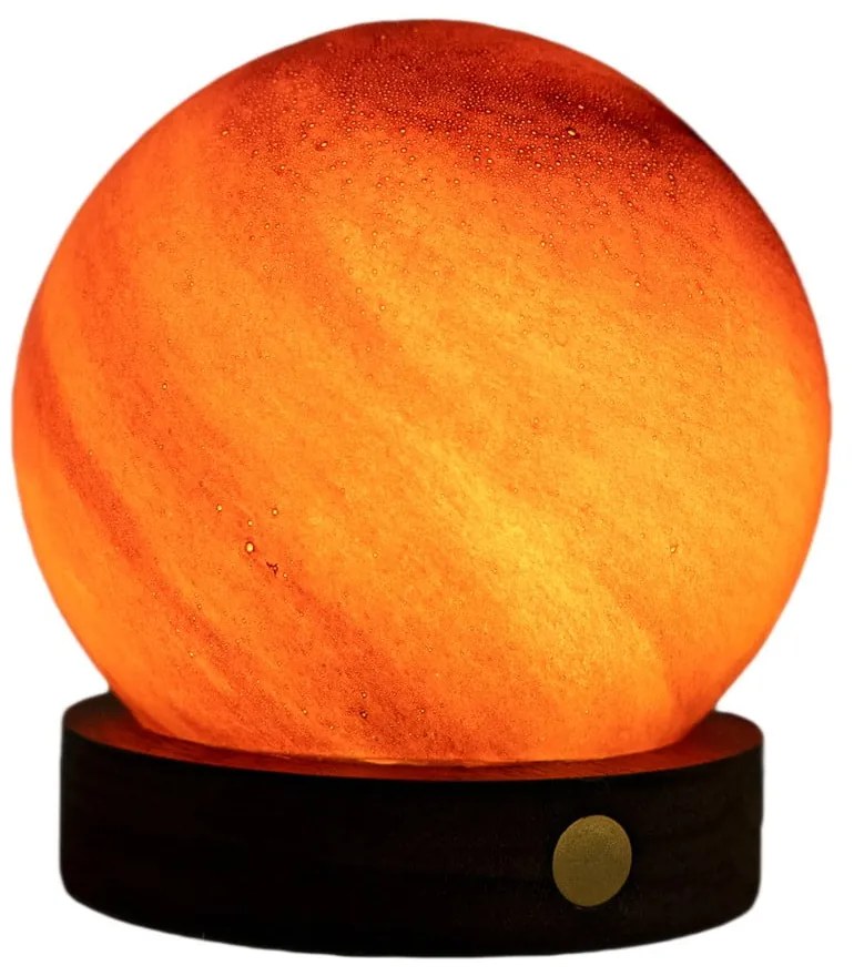 Tmavohnedá svetelná dekorácia na USB ø 8 cm Sand Storm – Gingko