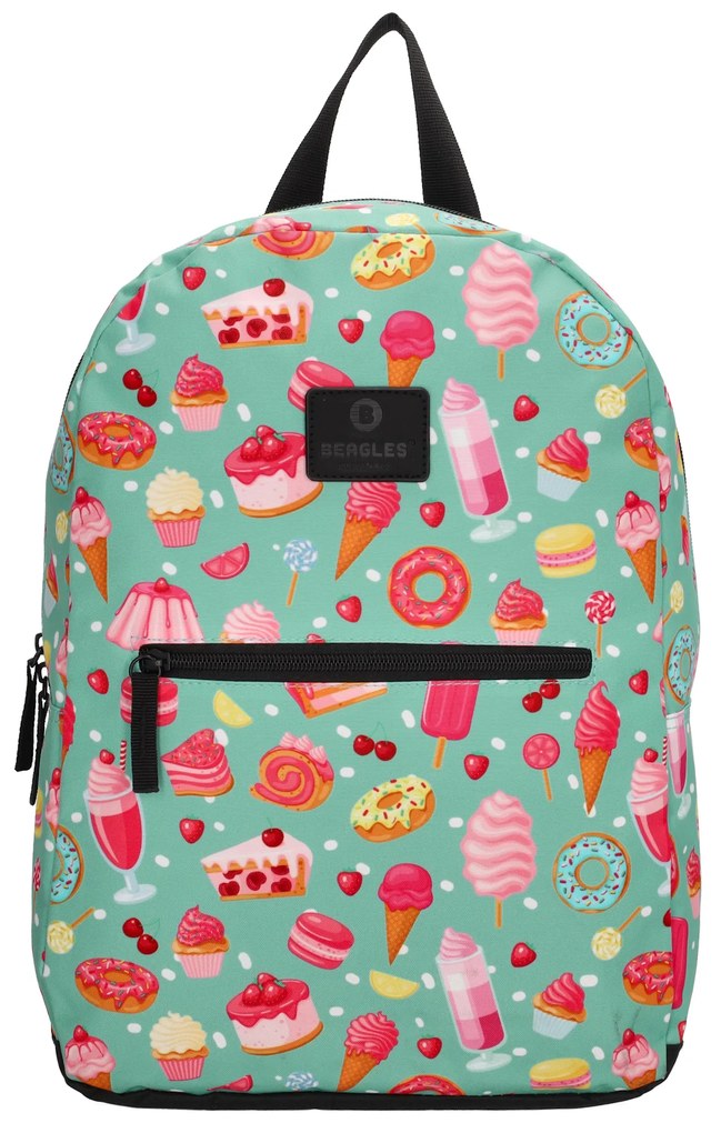 Beagles Tyrkysový detský batoh do školy "Junior“ 12L