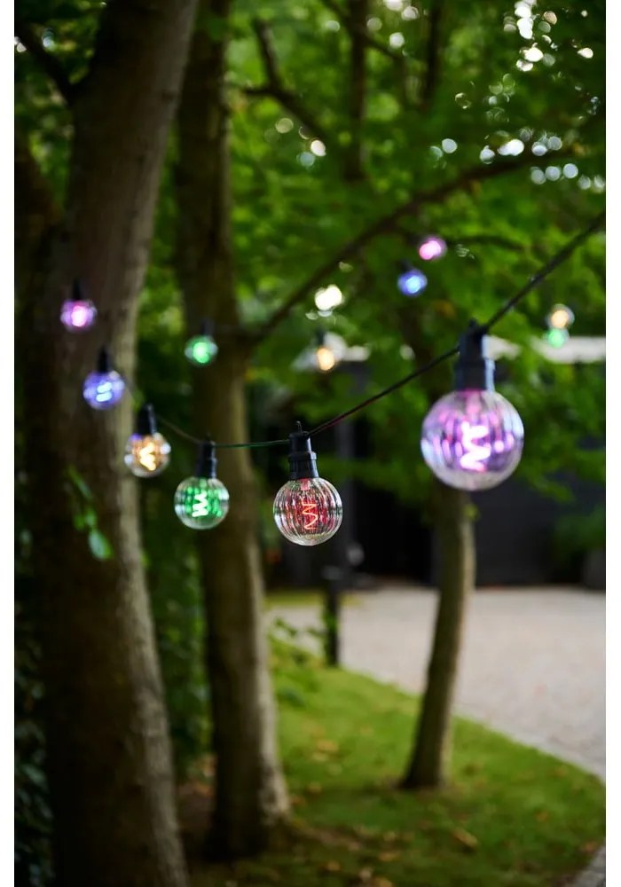 Svetelná reťaz počet žiaroviek 10 ks dĺžka 300 cm Luke – Sirius