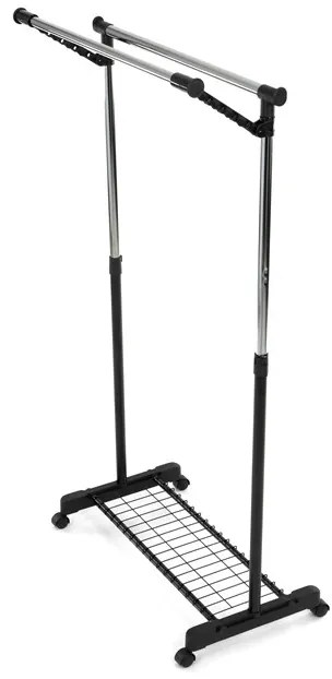 Autronic BONTEC Stojan na šaty, kov, čierna, 84511 BK Farba: Čierna