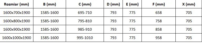 Mexen Omega, sprchovací kút s posuvnými dverami 160 (dvere) x 100 (stena) cm, 8mm číre sklo, chrómový profil, 825-160-100-01-00