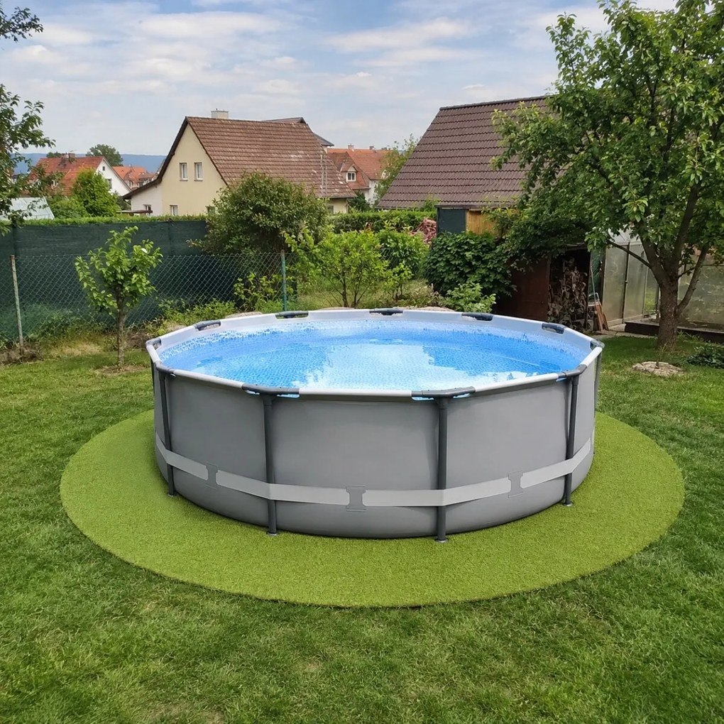 Betap, Umelá tráva pod bazén Robina New kruh, 360x360 (priemer) kruh, zelená, exteriér