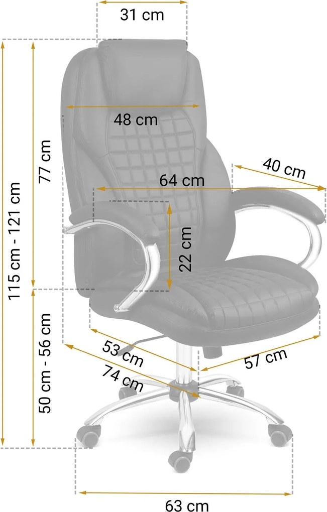 Kancelárska stolička Sofotel Batory 240800 - čierna