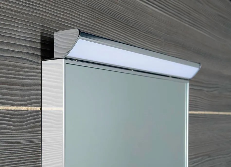 Sapho, BORA zrkadlo v ráme s LED osvetlením a s prepínačom 600x800mm, AL768