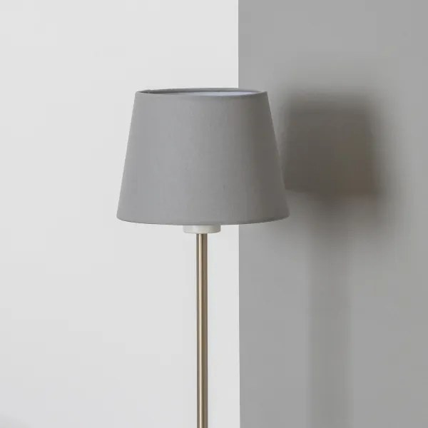 Brilagi - LED stojacia lampa CERIA 1xE27/40W/230V priemer 20,5 cm sivá/matný chróm