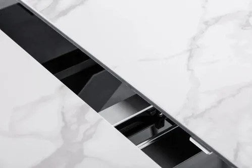 Rozkladací jedálenský stôl Eternity 41218 180/225x90cm Ceramik white marble  - Komfort-nábytok