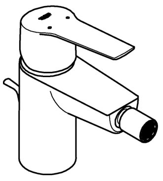 GROHE 32560002 - Bidetová batéria START veľkosť S lesklý chróm