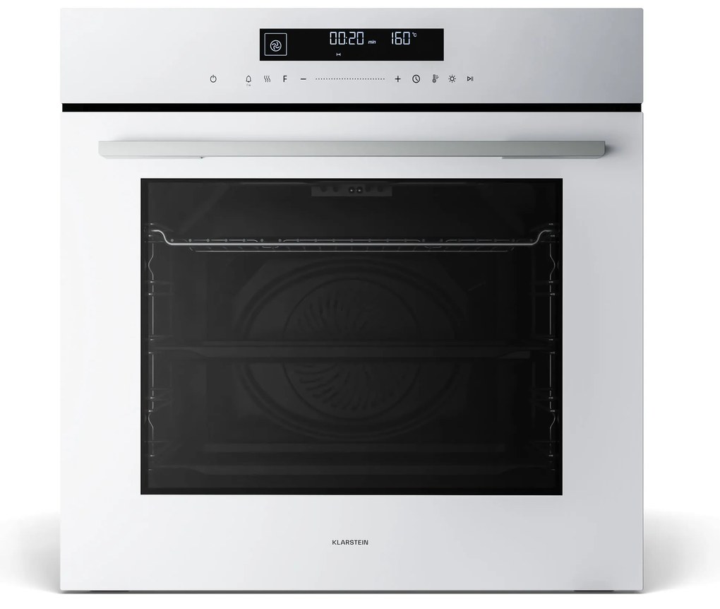 Klarstein Velaire Vstavaná rúra Biela, 74L, A+, 3160 W, 60 cm