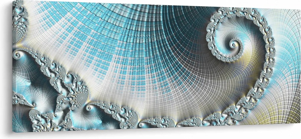 Obraz texturovanej špirály (120x50 cm)