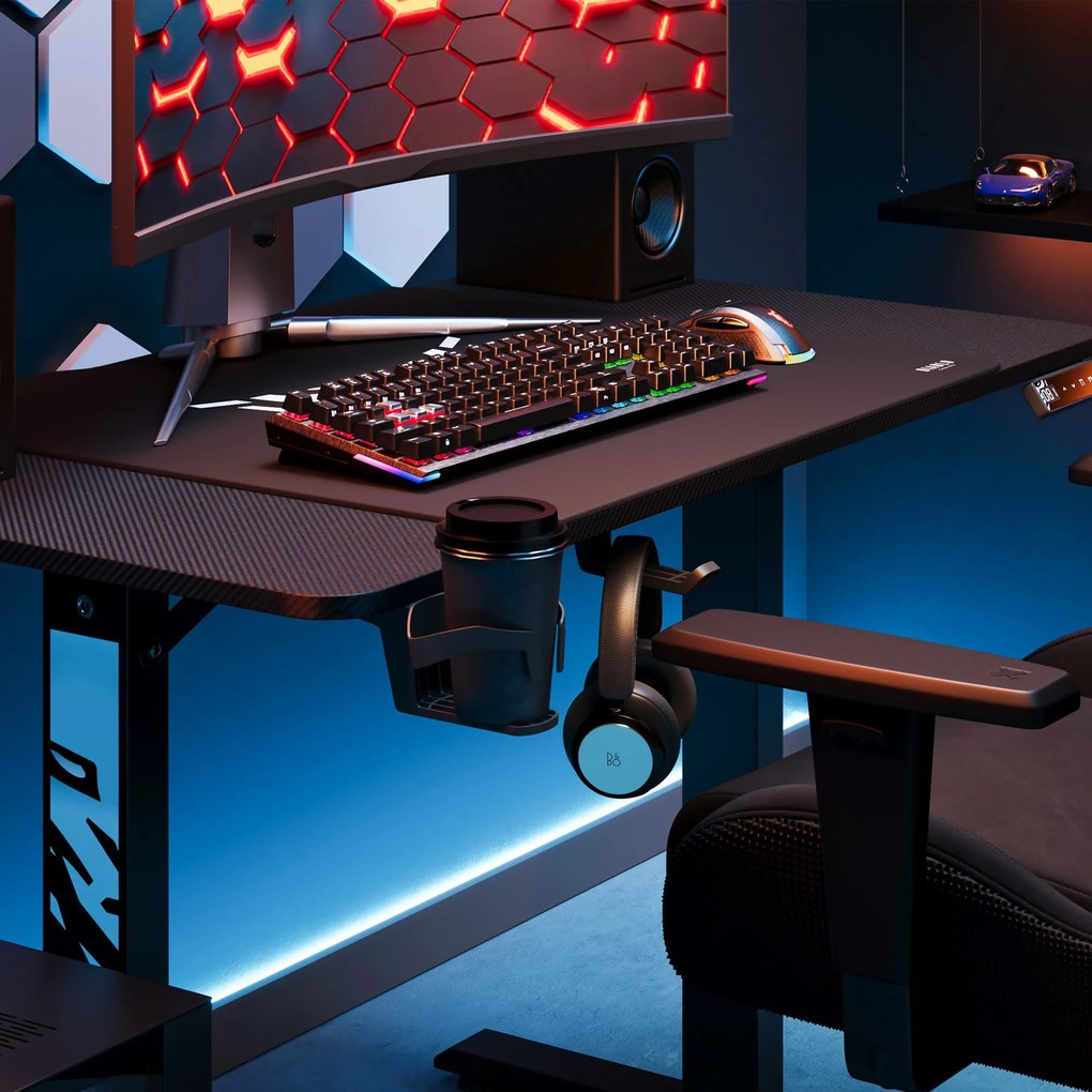 Výškovo nastaviteľný stôl Diablo X-Tensio 1100 čierny