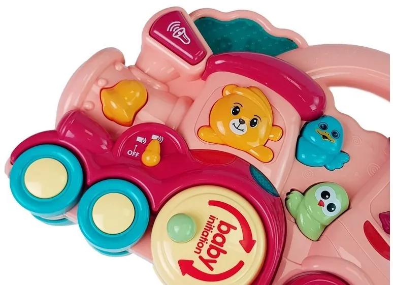 LEAN TOYS Interaktívna hračka pre deti – Lokomotíva