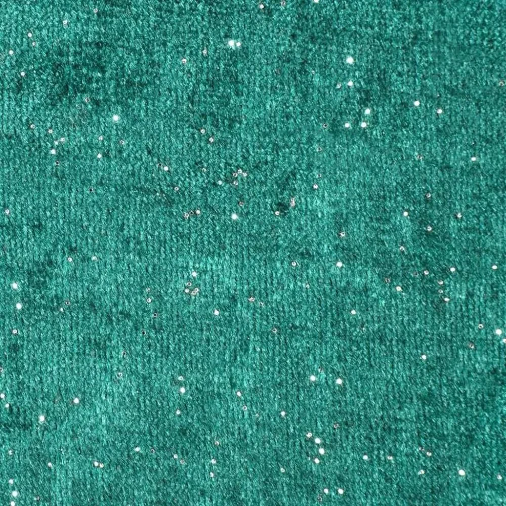 Elegantný zelený záves s trblietkami 140 x 250 cm Dĺžka: 250 cm