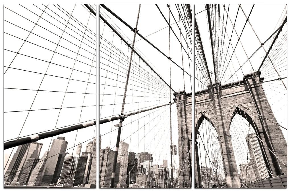 Obraz na plátne - Manhattan Bridge 1925B (105x70 cm)
