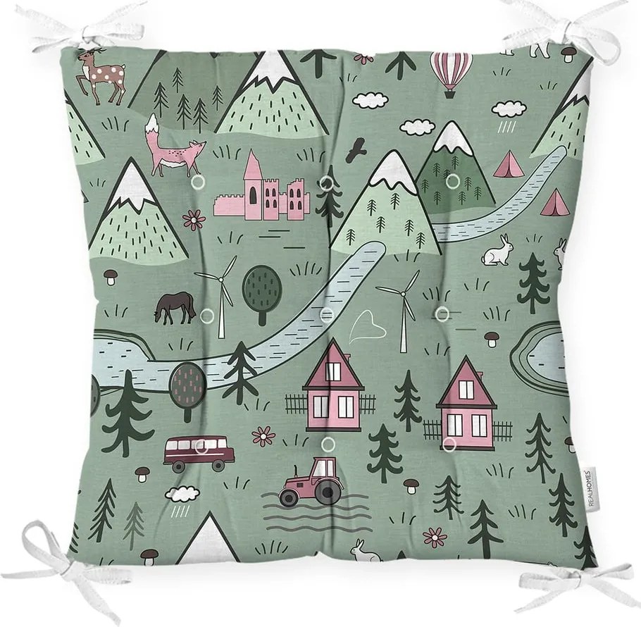 Sedák s prímesou bavlny Minimalist Cushion Covers Village, 40 x 40 cm