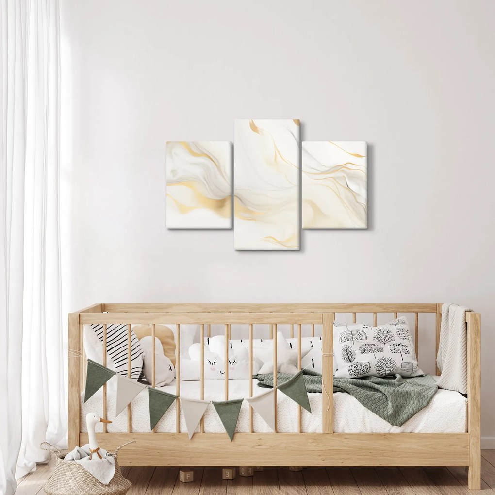 Obraz - Abstrakcia s dekorom (90x60 cm)