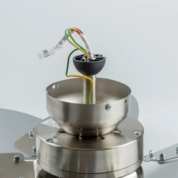 ZEVENTI - Stropný ventilátor FAMARA 1xE14/60W/230V šedá