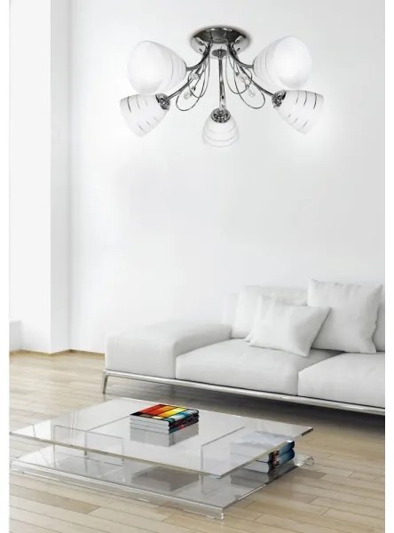 Prisadený luster SIMPLI 5xE27/40W/230V