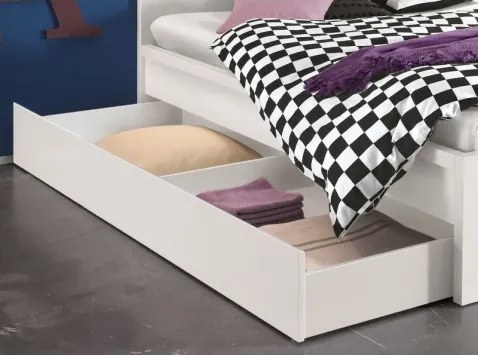 Úložná zásuvka Malmö, biela lesklá%