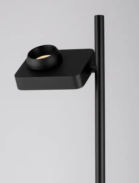 LED stmievateľný čierna stojaca lampa Kedros