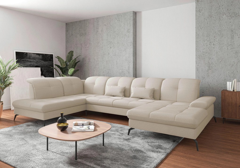 XXXLutz SEDACIA SÚPRAVA, textil, krémová Sit & More - Sedačky - 000144009658