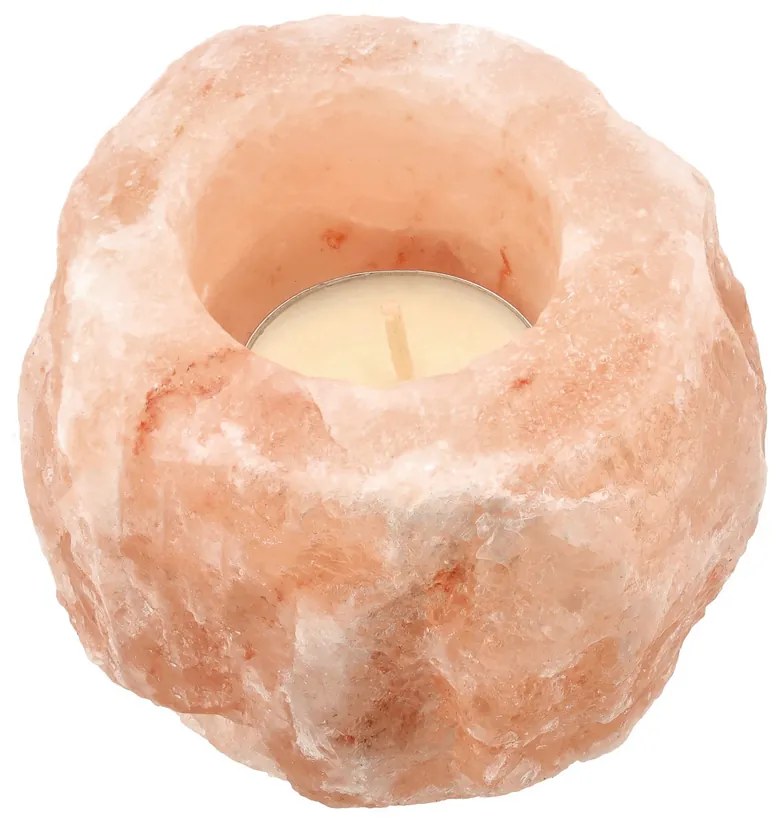 BERGE Soľná lampa NATURAL 900g - Ionizátor + sviečka