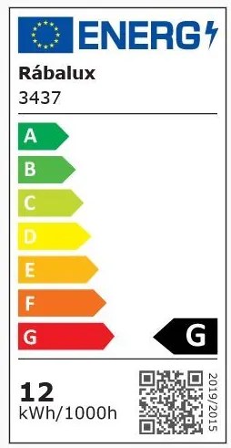 Rabalux LED kúpeľňové stropné svietidlo Lucas 1x12W | 780lm | 4000K | IP44 | 26cm - kruhové biele
