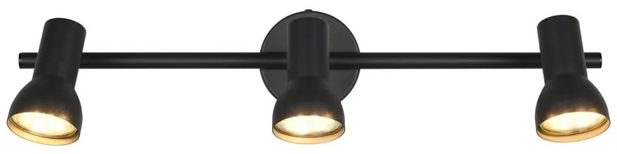 Čierne bodové svietidlo ø 8 cm Cantar – Reality