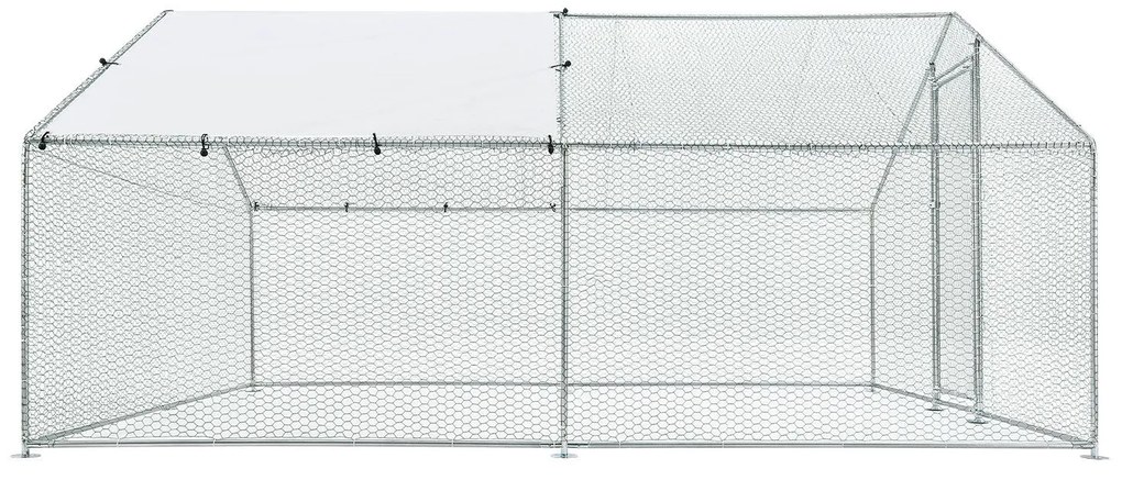 InternetovaZahrada Vonkajšia klietka pre sliepky - 3x4x2m