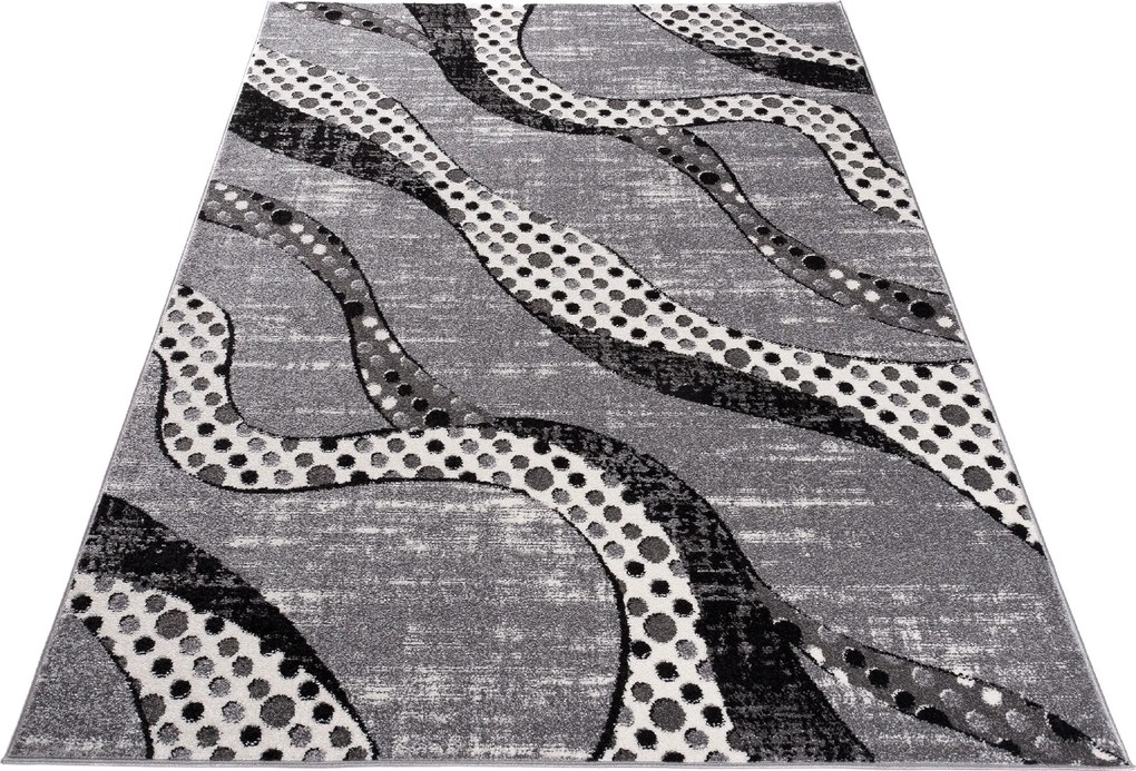 TA Koberec H094A ŠEDÁ JAWA O0X Rozmer: 120x170 cm